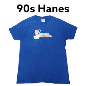 90s Hanes　センタープリント　バンド　Tシャツ　古着　ヘインズ