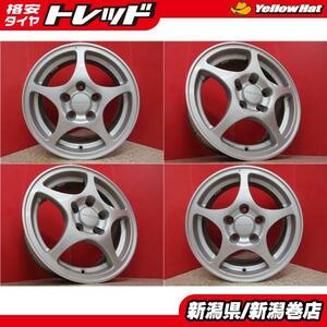 送料無料 4本 ホンダ 純正 モデューロ 15inch ホイール セット 6.5J +55 5H 114.3 RK系 RG系 ステップワゴン GB系 フリード 流用可 新潟