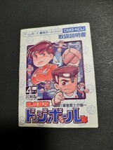 熱血高校ドッジボール部 強敵!闘球戦士の巻 gb ゲームボーイ 説明書 説明書のみ _画像1