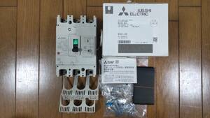 三菱　漏電ブレーカー　ＮＶ２５０－ＮＣＶ　3P 175A　100・200・500mＡ 単３中性線欠相保護付　TIME DELAY 未使用品