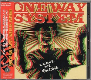 ＊中古CD ONE WAY SYSTEM/LEAVE ME ALONE 1998年作品国内盤 G.B.H EXPLOITED DISORDER CHAOTIC DISCHORD CHAOS U.K BROKEN BONES