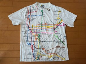 ビンテージ　90年代、ニューヨーク地下鉄t-shirts.