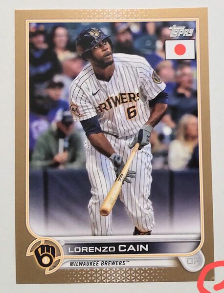 topps Japan edition 2022 LORENZO CAIN パラレル 25枚限定