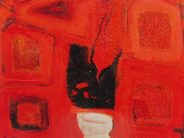 脇田和, 【赤の中】, 希少な画集画より, 新品高級額 額装付 美品, 送料無料 絵画, 絵画, 油彩, 抽象画