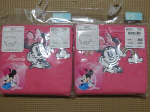  новый товар 95 Minnie Mouse тренировочные штаны 2 шт. комплект розовый 3 слой Disney девочка уход за детьми . детский сад туалет тренировка шорты бесплатная доставка 