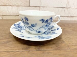  Richard Ginori RICHARD GINORI cup & saucer rose blue one set Western-style tableware 