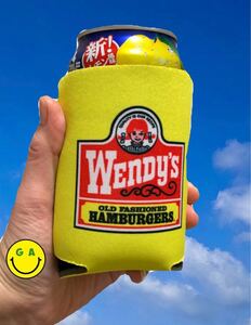 送料込み★Wendy's クージー ウェンディーズ アメリカン雑貨 缶入りドリンク ペットボトル飲料 保冷保温 キャンプ BBQ等アウトドアにも！