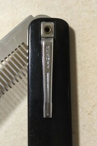 BRAUTY fountain pen type comb . comb comb Showa Retro . stylish item PEN pen clip attaching comb 