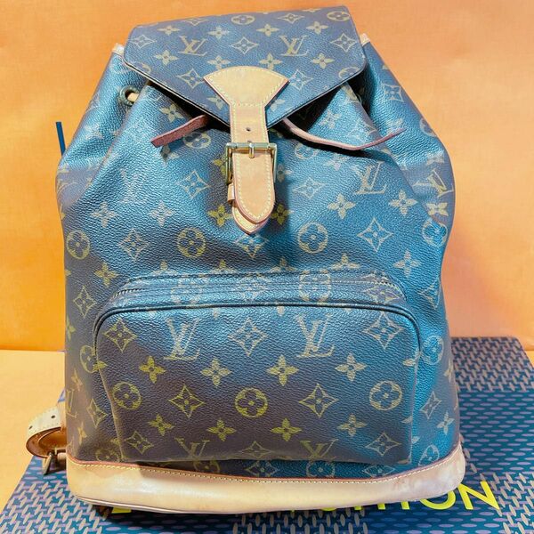 LOUIS VUITTON ルイヴィトン モンスリ リュックサックバックパック モノグラム リュック ジャイアント オンザゴー