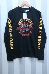 2-3157A/未使用品 H&M DIVIDEDGUNS N’ ROSES APPETITE FOR DESTRUCTION 長袖Tシャツ エイチアンドエム ガンズローゼズ 送料200円 未使用