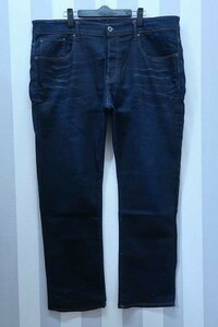 ab0735/G-STAR RAW3301RELAXED ユーズド加工リラックスフィットストレッチデニム ジースター