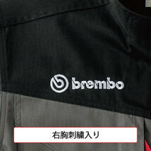 Brembo メカニックスーツ BR-5400 L 名入れ無料 つなぎ 作業着 ブレンボ 丸鬼商店 ROUND ONI メーカー直送 送料無料_画像3