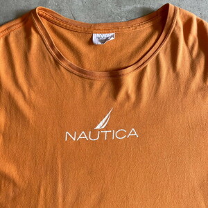 NAUTICA ノーティカ フロントロゴプリント Tシャツ メンズXL