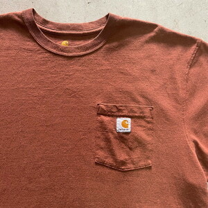 ビッグサイズ Carhartt カーハート ポケットTシャツ ORIGINAL FIT メンズ2XL相当