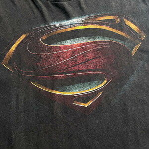 Superman スーパーマン ロゴ プリントTシャツ ムービーTシャツ メンズXL