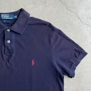 Polo by Ralph Lauren ポロバイラルフローレン CUSTOM FIT 鹿の子 ポロシャツ メンズM