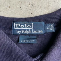 Polo by Ralph Lauren ポロバイラルフローレン CUSTOM FIT 鹿の子 ポロシャツ メンズM_画像4
