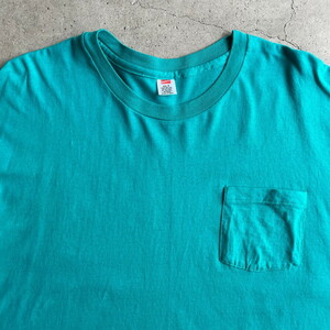 ビッグサイズ 90年代 Hanes ヘインズ シングルステッチ 無地 ポケットTシャツ ブランクTシャツ メンズ2XL