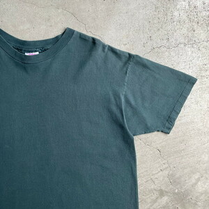 90年代 USA製 Hanes HERWAY ヘインズ シングルステッチ 無地 ブランクTシャツ メンズL