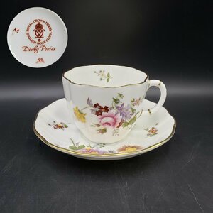 ROYAL CROWN DERBY カップ＆ソーサー ロイヤルクラウンダービー 陶磁器 アンティーク ポジー 薔薇 イギリス製 カップ ソーサー【60a1438】