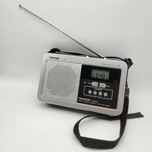 TOSHIBA 3波ラジオ TY-SHR3 AM FM SW ラジオNIKKEI 動作OK! 東芝 ホームラジオ ラヂオ お好み選局 ※電池カバー＆アダプタ無し【60a1506】