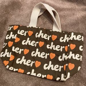 *Cher shell * Logo tote bag Mini tote bag new goods *