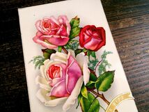 花(37)Z37◆薔薇 バラ アンティークポストカード フランス ドイツ イタリア イギリス ビンテージ 外国絵葉書_画像6