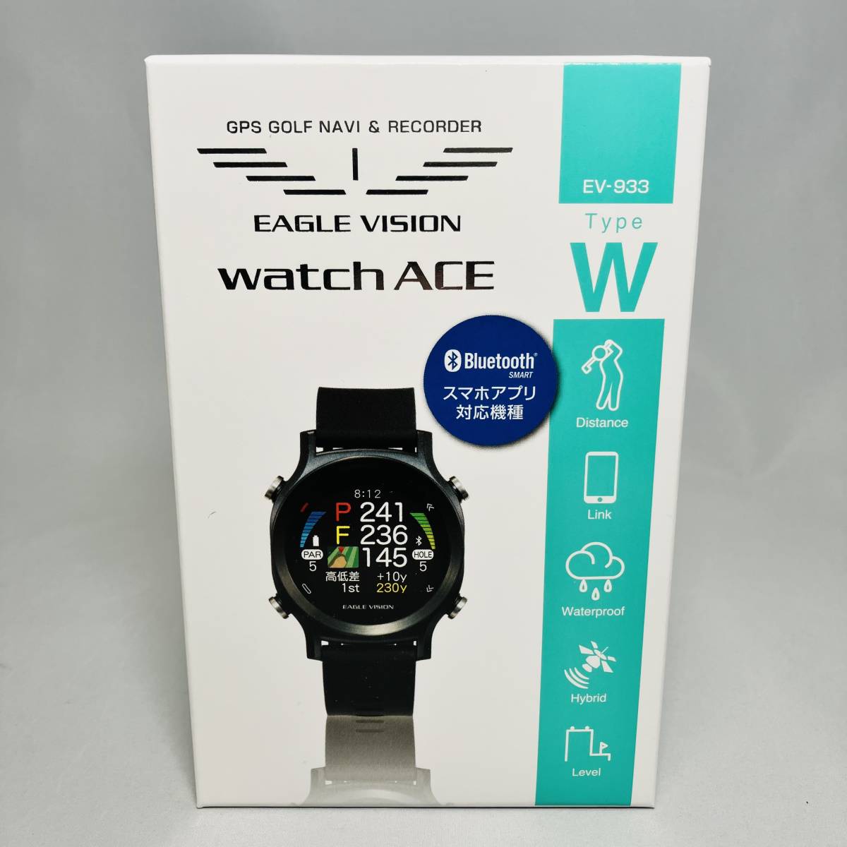 朝日ゴルフ用品 EAGLE VISION watch ACE EV-933 [ブラック 