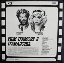 0( =^・_・^)=〇☆伊LP☆愛とアナーキー★ニーノ・ロータ★Film d' Amore e d' Anarchia★Nino Rota★Love and Anarchy★Cinevox CIA 5052_画像2