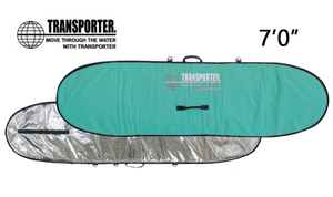 【新品】TRANSPORTER FUNBOARD CASE 7’0” ミント フルジップ ハードケース ボードケース/ファンボード/ミッドレングス