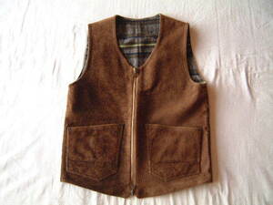 ロストコントロール HORSE SUEDE REVERSIBLE VEST BROWN 2(GERUGA CELT&COBRA)