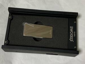 サロメ SAROME マネークリップ シルバー サテーナ 展示未使用品