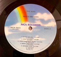 The Who★ザ・フー / Who's Missing ’71年のサンフランシスコでのライヴ等、レア・ヴァージョンも収録。_画像6