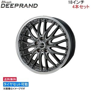 MONZA JAPAN ワーウィック ディープランド 4本セット ホイール レガシィB4 BM9 RW-09 モンツァ ジャパン Warwic DEEPRAND アルミ 4枚 1台分