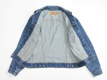 LEVI'S ◆70505 4th デニムジャケット インディゴ ケアタグ 刻印525 スモールe USA製 Gジャン ジージャン オールド リーバイス ◆XE18_画像3