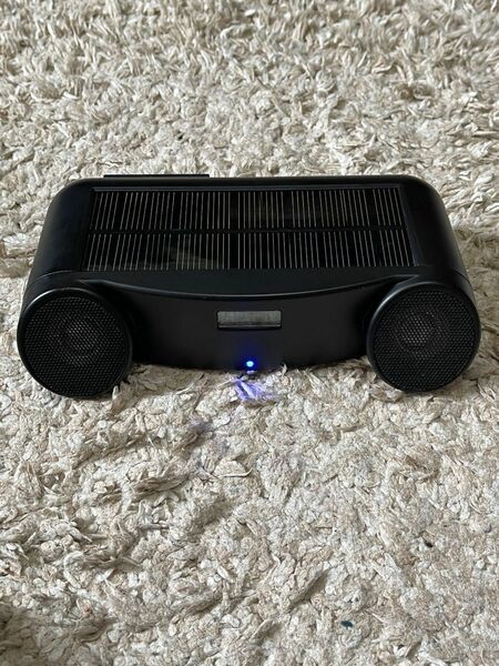 SOLAR SOUND ソーラーサウンド 太陽光充電スピーカー 2W × 2 美品