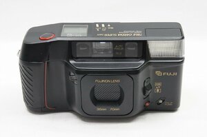 【アルプスカメラ】良品 FUJIFILM フジフイルム TELE CARDIA SUPER DATE ブラック 35mmコンパクトフィルムカメラ 230512f