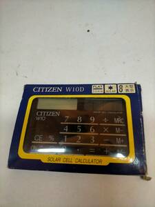 必見★昭和レトロ カード電卓　CITIZEN W10D　ジャンク★★必見