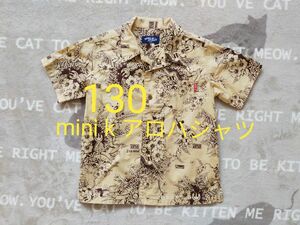 130 mini k アロハシャツ KIDS　 半袖　HAWAII　