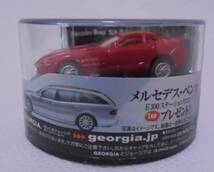 レア 非売品 メルセデス・ベンツ　1/100スケール　ミニチュアカーコレクション　Mercedes-Benz SLR McLaren　GEORGIA 未開封　保管品_画像1