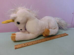 ビンテージ ユニコーン USA 70s ビンテージ ぬいぐるみ人形 33㎝ アメリカ雑貨 DAKIN社製 USA VINTAGE Unicorn Stuffed Toysファンシートイ