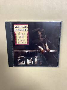 送料無料 MARCUS ROBERTS「ALONE WITH THREE GIANTS」輸入盤