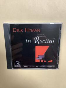 送料無料 DICK HYMAN「IN RECITAL」輸入盤 24ビットレコーディング