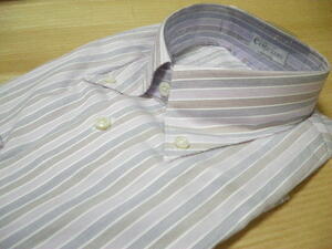 百貨店ブランド*CAMICIAIO classico カミチャイオ*サイズ 38-82*綿100% 高級Yシャツ
