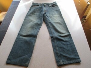 A063送料無料【W30】コレクション放出LEVI'Sリーバイス502☆紺★