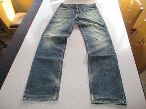 A061送料無料【W31】コレクション放出LEVI'Sリーバイス502☆紺★