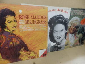 ＬP3枚 [kitty wells] [ROSE MADDOX] [JEAN SHEPARD]