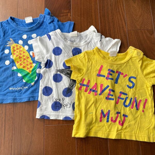 moujonjon 半袖Tシャツ80☆3枚セット