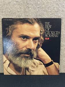 ★日本盤/LP(12インチ)★GEORGES MOUSTAKI ジョルジュ・ムスタキ『 THE BEST OF GEORGES MOUSTAKI 』★POLYDOR MP2360★レ-132★