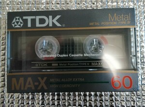 送料込 未開封 TDK メタルテープ MA-X 60分 カセットテープ 未使用